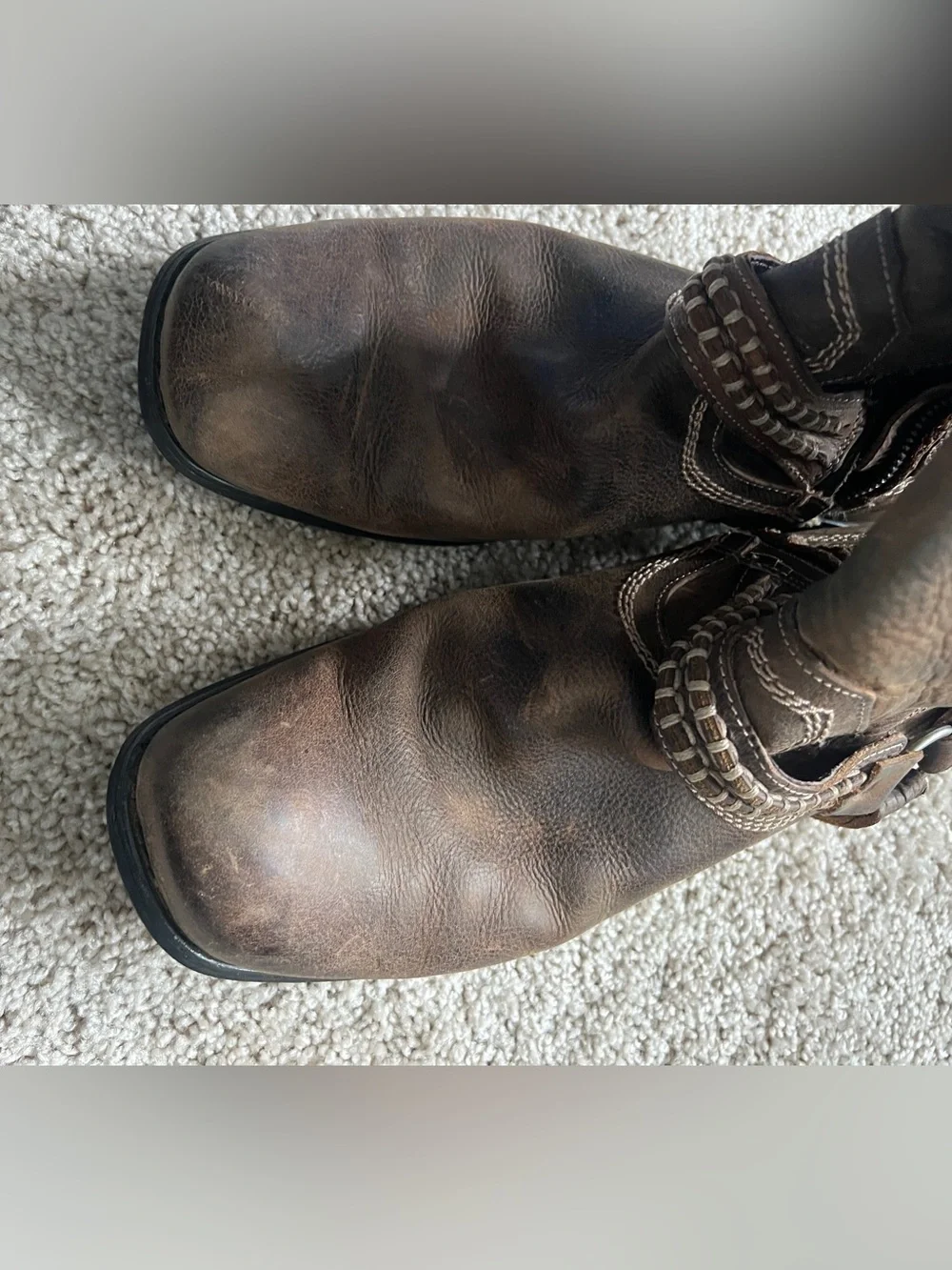 Bed Stu Brown Leather Men's Boots Size 10.5